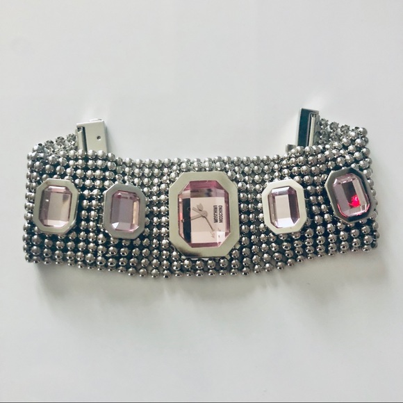 Moschino Cuff Bracelet/Watch🔥 - Picture 4 of 16